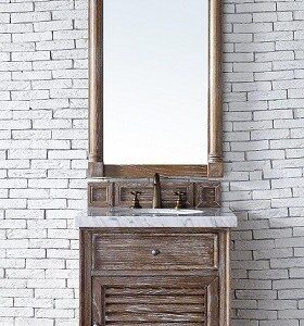 James Martin 238-104-V26-DRF Savannah 26 Inch Single Vanity Cabinet in Driftwood