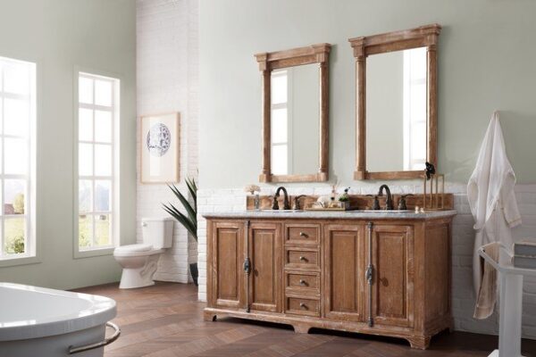 James Martin 238-105-5711 Providence 72 Inch Double Vanity Cabinet in Driftwood