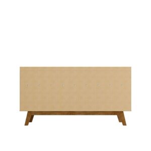 Manhattan Comfort Addie 53.54 Sideboard with 5 Shelves in White