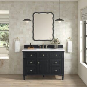 James Martin 246-M28 Rowyn 28 Inch Wall Mounted Rectangular Bathroom Mirror