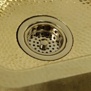 Nantucket 3.5 KDPB Premium Kitchen Polished Brass 3.5 Inch Kitchen Drain