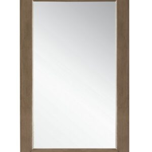 James Martin 305-M26-WWW Chicago 26 Inch Mirror in Whitewashed Walnut