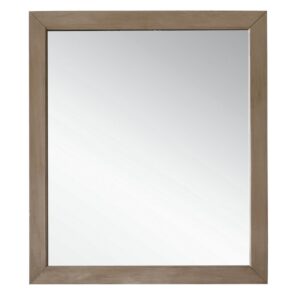 James Martin 305-M48-WWW Chicago 48 Inch Mirror in Whitewashed Walnut