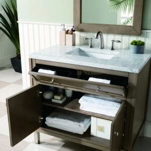 James Martin 305-V36-WWW Chicago 36 Inch Single Vanity in Whitewashed Walnut