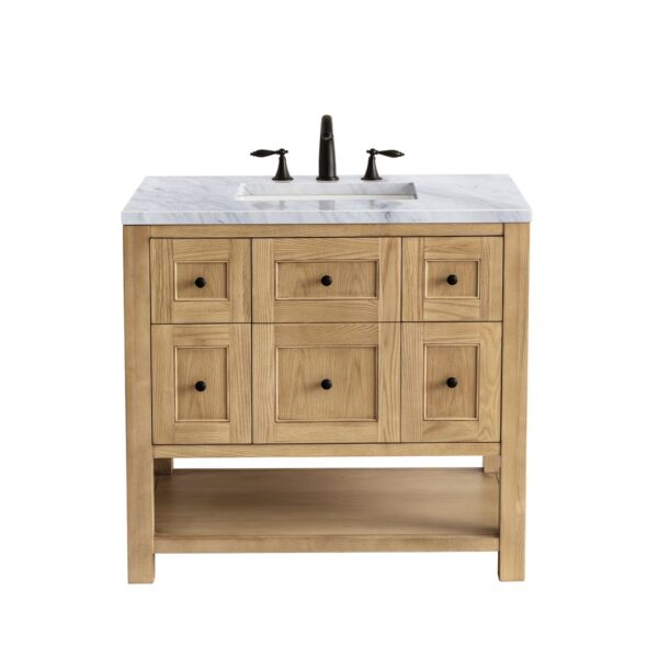 James Martin VM 330-V36 Breckenridge 36 Inch Free-Standing Single Sink Bathroom Vanity with 3 CM Top