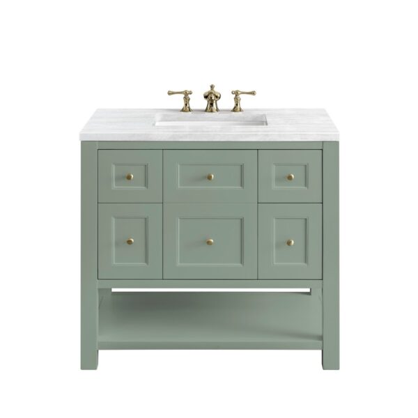 James Martin VM 330-V36 Breckenridge 36 Inch Free-Standing Single Sink Bathroom Vanity with 3 CM Top