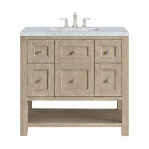 James Martin VM 330-V36 Breckenridge 36 Inch Free-Standing Single Sink Bathroom Vanity with 3 CM Top