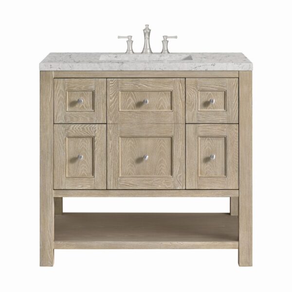 James Martin VM 330-V36 Breckenridge 36 Inch Free-Standing Single Sink Bathroom Vanity with 3 CM Top