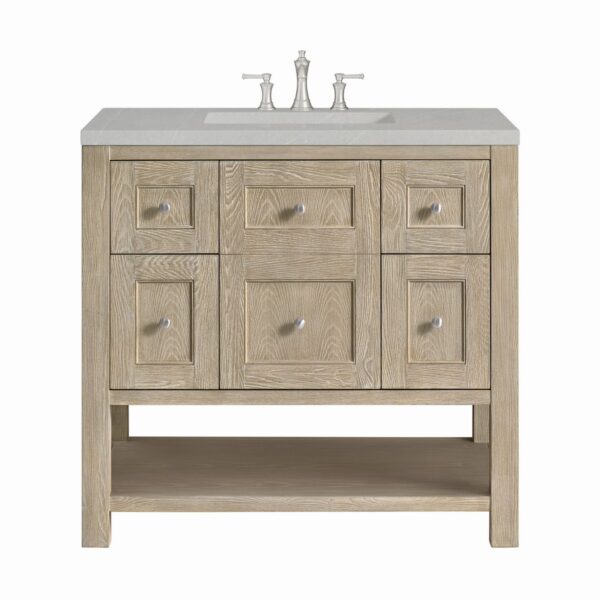 James Martin VM 330-V36 Breckenridge 36 Inch Free-Standing Single Sink Bathroom Vanity with 3 CM Top