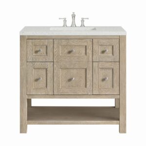 James Martin VM 330-V36 Breckenridge 36 Inch Free-Standing Single Sink Bathroom Vanity with 3 CM Top