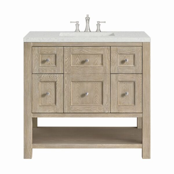 James Martin VM 330-V36 Breckenridge 36 Inch Free-Standing Single Sink Bathroom Vanity with 3 CM Top