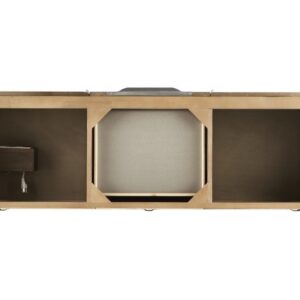 James Martin 388-V59D-LTO-BN Columbia 59 Inch Double Vanity in Latte Oak