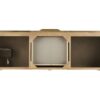 James Martin 388-V59D-LTO-RG Columbia 59 Inch Double Vanity in Latte Oak, Radiant Gold