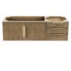 James Martin 389-V48-LTO-G Mercer Island 48 Inch Single Vanity in Latte Oak, Radiant Gold