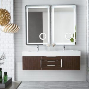 James Martin 389-V59D-CFO-A Mercer Island 59 Inch Double Vanity in Coffee Oak