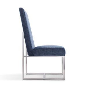 Manhattan Comfort Element Blue Dining Chairs (Set of 6)