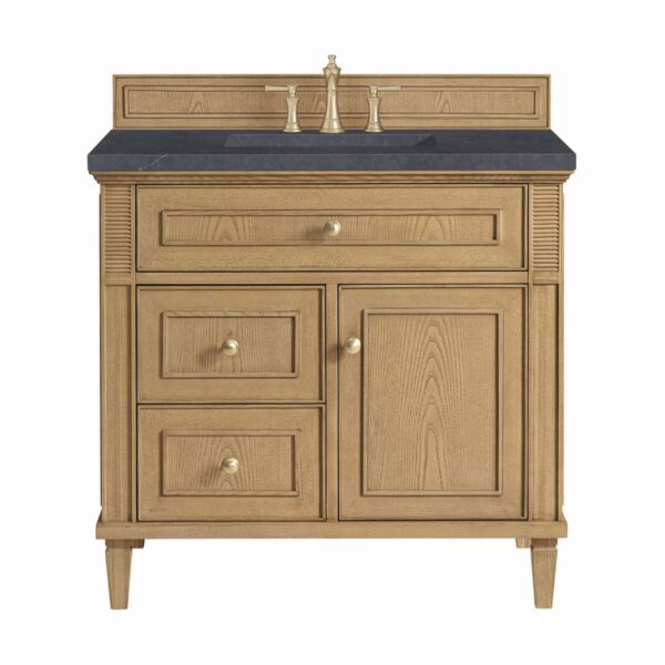 James Martin JM 424-V36 Lorelai 36 Inch Free-Standing Single Sink Bathroom Vanity with 3 CM Top