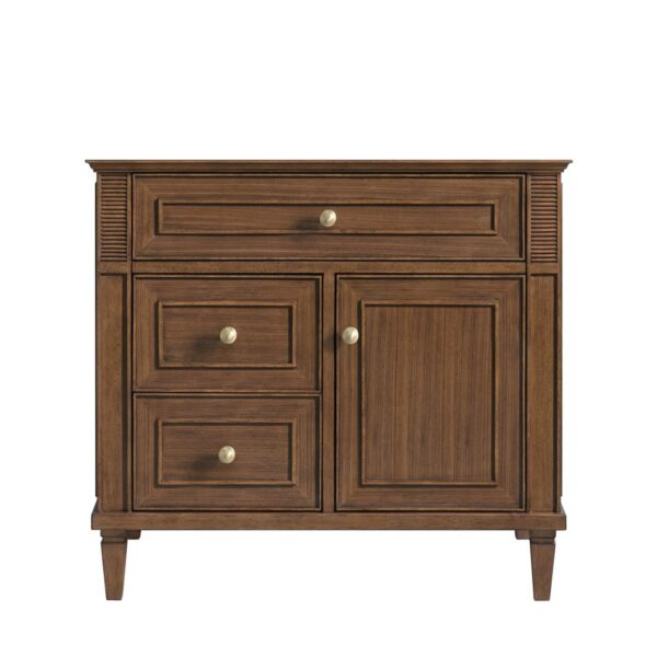 James Martin 424-V36 Lorelai 35 7/8 Inch Free-Standing Single Sink Bathroom Vanity Cabinet Only