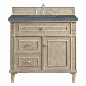 James Martin JM 424-V36 Lorelai 36 Inch Free-Standing Single Sink Bathroom Vanity with 3 CM Top