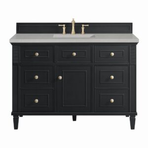 James Martin JM 424-V48 Lorelai 48 Inch Free-Standing Single Sink Bathroom Vanity with 3 CM Top