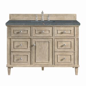 James Martin JM 424-V48 Lorelai 48 Inch Free-Standing Single Sink Bathroom Vanity with 3 CM Top