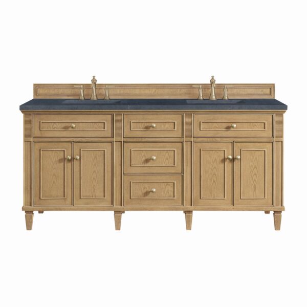 James Martin JM 424-V72 Lorelai 72 Inch Free-Standing Double Sink Bathroom Vanity with 3 CM Top