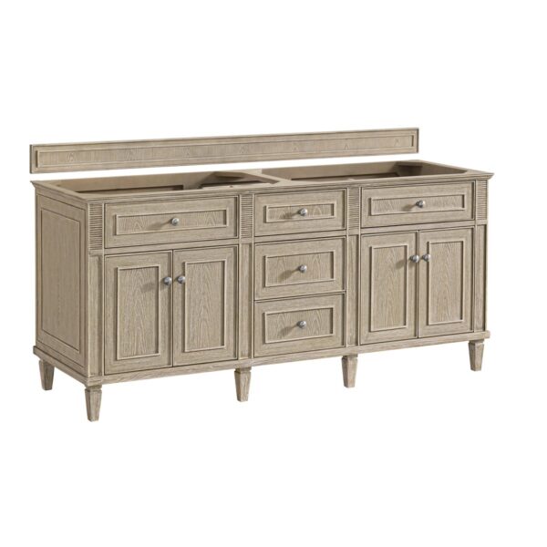 James Martin 424-V72 Lorelai 71 7/8 Inch Free-Standing Double Sink Bathroom Vanity Cabinet Only