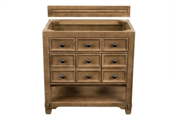 James Martin 500-V36-HON Malibu 36 Inch Single Vanity Cabinet in Honey Alder