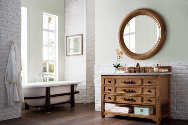 James Martin 500-V48-HON Malibu 48 Inch Single Vanity Cabinet in Honey Alder