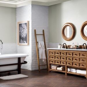 James Martin 500-V72-HON Malibu 72 Inch Double Vanity Cabinet in Honey Alder