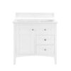 James Martin 527-V36-BW Palisades 36 Inch Single Vanity in Bright White