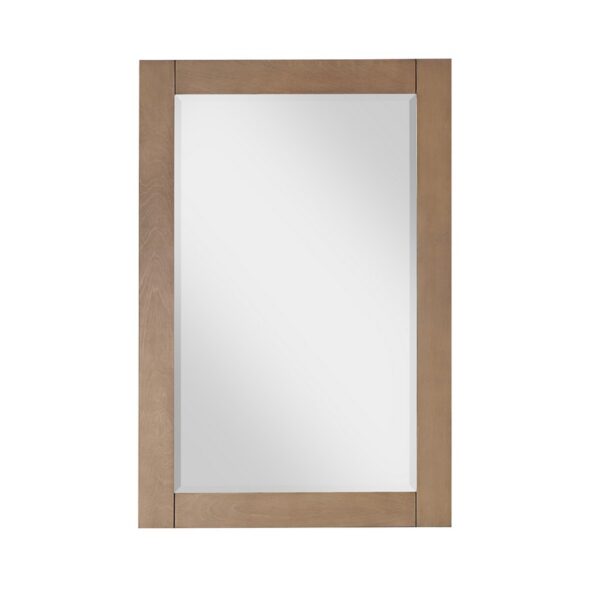 Altair 531024-MIR Ivy 24 Inch Rectangular Bathroom Wood Framed Wall Mirror