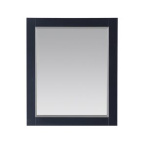 Altair 535030-MIR Maribella 27 1/4 Inch Rectangular Bathroom Wood Framed Wall Mirror