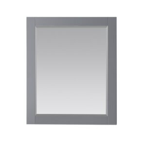 Altair 535030-MIR Maribella 27 1/4 Inch Rectangular Bathroom Wood Framed Wall Mirror