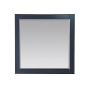 Altair 535036-MIR Maribella 33 1/2 Inch Rectangular Bathroom Wood Framed Wall Mirror