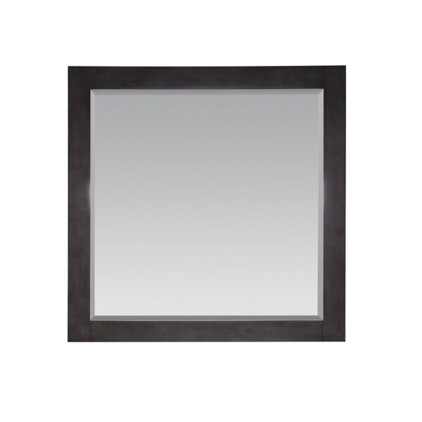 Altair 535036-MIR Maribella 33 1/2 Inch Rectangular Bathroom Wood Framed Wall Mirror