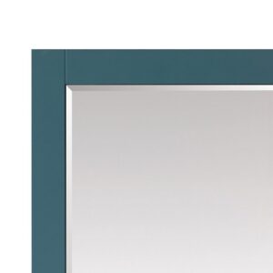 Altair 541024-MIR-RG Sutton 24 Inch Rectangular Bathroom Wood Framed Wall Mirror - Royal Green