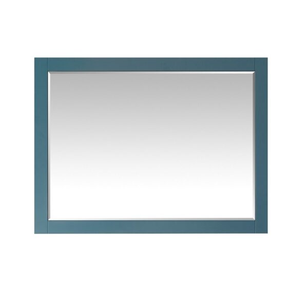 Altair 541048-MIR-RG Sutton 48 Inch Rectangular Bathroom Wood Framed Wall Mirror - Royal Green