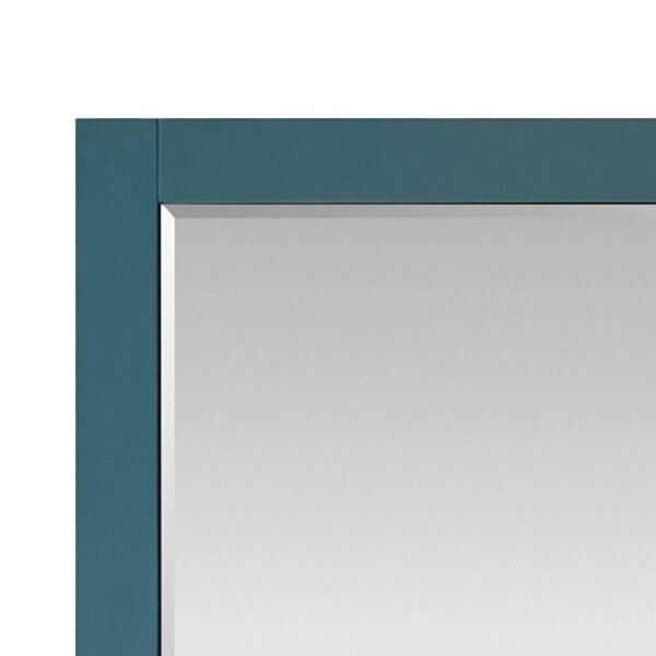 Altair 541048-MIR-RG Sutton 48 Inch Rectangular Bathroom Wood Framed Wall Mirror - Royal Green