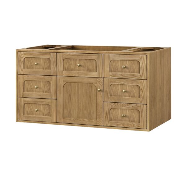 James Martin 545-V48-LNO Laurent 47 7/8 Inch Light Natural Oak Single Sink Vanity Cabinet Only