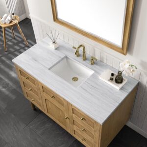 James Martin 545-V48-LNO Laurent 47 7/8 Inch Light Natural Oak Single Sink Vanity Cabinet Only