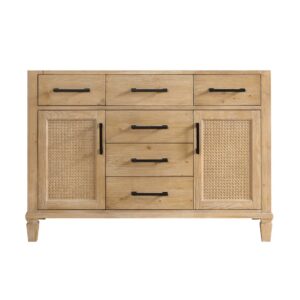 Altair 560048-CAB-WF-NM Solana 47 1/4 Inch Single Sink Bathroom Vanity Cabinet Only in Weathered Fir