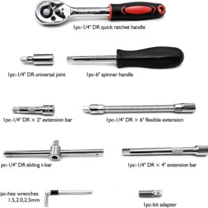 RetailHuntUSA Magnetic Screwdriver Set 66-Piece, S2- Alloy Tool Steel, Includes Slotted/Phillips/Torx Mini Precision Screwdriver (Copy)