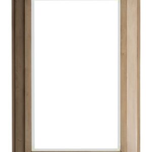 James Martin 620-M28-WW Portland 28 Inch Rectangular Mirror in White Washed Walnut