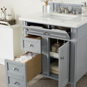 James Martin 650-V30-UGR Brittany 30 Inch Single Vanity in Urban Gray