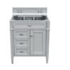 James Martin 650-V30-UGR-3GEX Brittany 30 Inch Single Vanity in Urban Gray with 3 cm Grey Expo Quartz Top with Sink