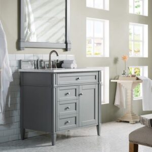 James Martin 650-V36-UGR Brittany 35 Inch Urban Gray Single Vanity