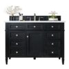 James Martin 650-V48-BKO-3AF Brittany 48 Inch Black Onyx Single Vanity with 3 cm Arctic Fall Solid Surface Top