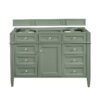 James Martin 650-V48-SC Brittany 46 7/8 Inch Smokey Celadon Single Sink Vanity Cabinet Only