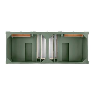 James Martin 650-V60D-SC Brittany 59 7/8 Inch Smokey Celadon Double Sink Vanity Cabinet Only